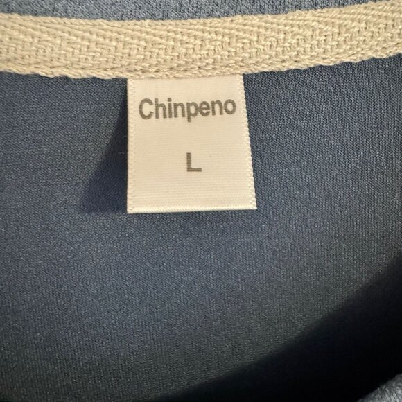 Chinpeneo 1977 Graphic T-Shirt Blue Size L - Pre-Owned Excellent Condition - Picture 4 of 4